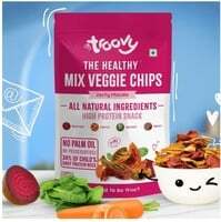 Troovy Healthy High Protein Mix Veggie Chips (No Palm Oil, No Chemicals)