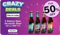 Crazy Deals :- Non Alcoholic Beer at Rs 41 - Flat 62% Off (Jiomart)