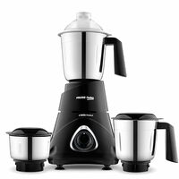 Voltas Beko, A Tata Product Superefficient 750 W Mixer Grinder with GrindX Technology (G7503HP-BL | 3 Jars | Black)