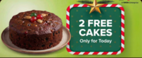 Bb : 2 FREE Baker’s Dozen Choco Chip Cakes + FREE Delivery (First Order)