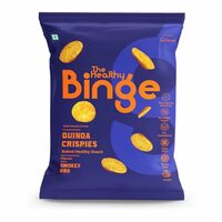 LOOOOOOOT.  The Healthy Binge Quinoa Crispies Baked Chips Snacks for Adults and Kids | Smokey BBQ Flavour | Gluten-Free | 0% Cholesterol | Pack of 9 (40 Gm X 9)