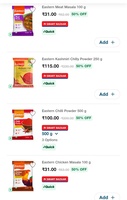Jiomart : Eastern Masala at 50% Off + 25% Extra with Coupon 