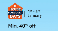 Amazon Home Makeover Days - up to 70% off (Jan 1-3)