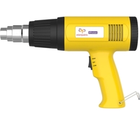Asian Paints Trucare Heat Gun 1800 Watt Quick Hot Air Blower with Dual Temperature Setting & Nozzle Attachment for Indoor and Outdoor Shrink Wrapping Packing Drying Paint Coats (Pack of 1, Yellow)