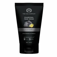 The Man Company Activated Charcoal Face Wash for Man | Ylang Ylang | Oil Control | Unclog Pores | Deep Cleansing | Blackheads Removal | All Skin Types - 100ml