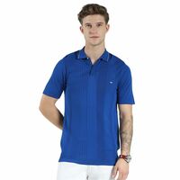 Monte Carlo Men's Regular Fit Self Designed Polo T-Shirt Size L