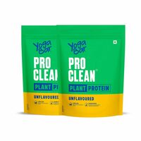 Yogabar Pro Clean Plant Protein | 500g Pack of 2