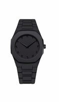 Men’s Luxury Aura Black Arabic Numeral Watch – Matte Black Analog Wristwatch with Eastern Arabic Dial – Modern Minimalist Waterproof Timepiece, Black Watch for Men