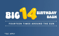 Pepperfry - Big 14 Birthday Bash Sale - Up To 70% Off + 14% Off