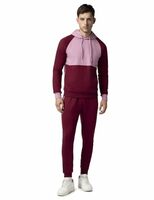 FYLTR Men's Colourblock Hoodie & Jogger Casual Terry Cotton Blend Co-ord Set - Winter Co-ord set for Men | Utility Side Pockets | Full Sleeve | Tracksuit