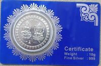 20 GRAM SILVER PLATED COIN FOR Diwali gift,diwali gift for family and friens,employess,gifting items/dhanteras/corporate gift