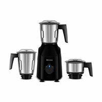 Atomberg Xiana 750 Watt Mixer Grinder | 3 Multipurpose Stainless Steel Jars | Coarse Mode for Silbatta-like Textures | Powerful Intelligent Motor | Easy Fault LED Indication | Gloss Black