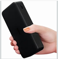 Xiaomi Redmi 20000mAh Li-Polymer Power Bank, USB Type-C Inputand Micro USB Ports, 18W Fast Charging, Low Power Mode, Black 
