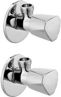 Oleanna Triangle Angle Cock Tap faucet with Wall Flange Stainless Steel (pack of 2)