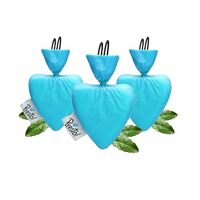 Amazon Brand - Presto! Camphor Heart shape Air Freshener | Original | Pack of 3 | Long Lasting | Air Freshener for Car, Home & Office