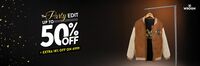 The Party Edit upto 50% off + Extra 18% off on 4999