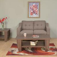 Nilkamal @Home By Zella 2 Seater Fabric Sofa In Dark Beige Finish