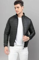 Scott International Winter Puffer Jacket | Mens Nylon Quilted standard length | Bomber Full Sleeve Monsoon | Lightweight Winter Wear Mens Jacket