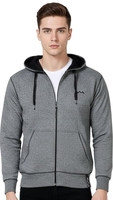 zipper hooded sweatshirt