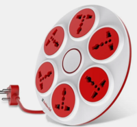 Goldmedal 360° Power Strip 6  Socket Extension Boards