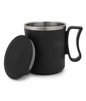 Arto Coffee Tea Milk Mug with Lid Insulated Stainless Steel & Inner Stylist Double Wall Cup Keeps Beverages Hot & Cold for Home Office Restaurant Use.(Multi-Colour) - 200 Ml