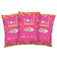 Taali Roasted Makhana | 58 gm (Pack of 3) | Ghee Himalayan Pink Salt | 100% Vegatarian | Gluten Free, No Cholesterol, No Trans-Fat