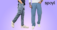 Highlander Men's Cargos upto 80% off starting From Rs.404