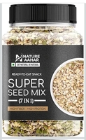 6-in-1 Super Seeds Mix – Sunflower, Chia, Pumpkin, Flax, Sesame & Watermelon Seeds | Protein & Fibre Rich | Healthy Snack, Smoothie & Salad Topping | Vegan & Gluten-Free | 200gm 
