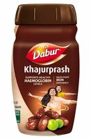 Dabur Khajurprash - 900g | 3X Immunity Action | Supports Healthy Haemoglobin Levels | Helps Fight Iron Deficiency | 40+ Chyawanprash Herbs | Natural Source of Iron | Goodness of Khajur & Giloy