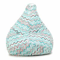 Amazon Brand Solimo Premium Canvas Fabric Bean Bag, Filled with Beans