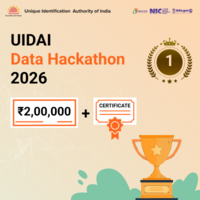 UIDAI Data Hackathon 2026: ₹5 Lacks Cash Prize - 5 Winners (Reg opened)