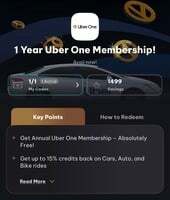 Timesprime: Power Plan Uber one annual Membership for Free!