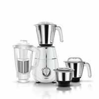 Wipro Elato FMG207 1000 Watt Mixer Grinder with 4 Jars(Wet Grinding Jar (1.5 L) + Dry Grinding Jar (1.2 L) + Chutney Jar (0.5 L) + Juicer (1.2 L)), 100% Copper Motor, 5 Years Motor Warranty,White