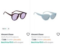 Upto 75% Off on Women-Sunglasses Starting  just 500