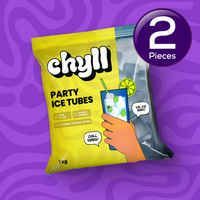 Chyll Party Ice Cubes (Tubes) | Assorted Combo : 2 x 1 kg