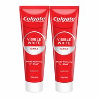 Colgate Visible White Toothpaste  (200g + 40g, Combo Pack)