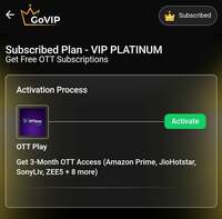 Govip Easemydeal 3 months OTT Subscription at Rs. 1 including Amazon Prime, Sony Liv, Z5 etc