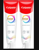 Colgate Total 300gm (2 x 150gm) Advanced Health Anti-Germ Toothpaste, Tooth Paste with 12-Hour Anti-Germ Protection, Whole Mouth Health (Combo Pack Offer)