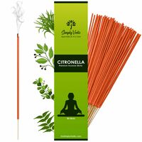 Simply Vedic Citronella Incense Sticks 200g Pack – 80 Handmade Agarbatti at ₹199
