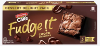 Instamart Britannia Fudge It Chocolate Brownie Cake 120 g x 3 [location specific]