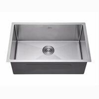 Aquieen 24" x 18" x 8" Hand Made Kitchen Sink Single Bowl| 7 year warranty