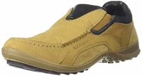 Woodland Men Camel Slip-On Shoes