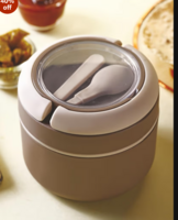 Ganesh Cresta Food Insulated Airtight Leak-Proof Lunch Box for Office, School, Picnic - 400ml -Color May Vary, Plastic