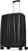 ARISTOCRAT by VIP Medium Check-in Suitcase (65 cm) 8 Wheels - Invictus 65 - Hardbody Trolley Bag Jet Black - Black