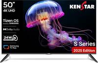 Kenstar 127 cm (50 inch) Ultra HD (4K) LED Smart Tizen TV 2025 Edition with Headphone Cushion (50UHDTDKEETB)