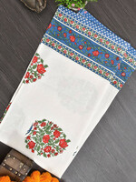 MAFATLAL Waffle Floral Pure Cotton 250GSM Super Soft Adult Regular Bath Towel 58x30In - Bath Towels 