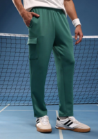 SLAZENGER Men Solid Green Track Pants