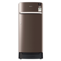 SAMSUNG Horizontal Curve 189 Litres 5 Star Direct Cool Single Door Refrigerator with Anti Bacterial Gasket 
