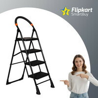 Flipkart SmartBuy 4 Step Kitchen platform ladder Steel Ladder (With Platform)