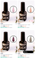  Lick nail polish Brand Sale on Myntra
 Products sorted by maximum discount